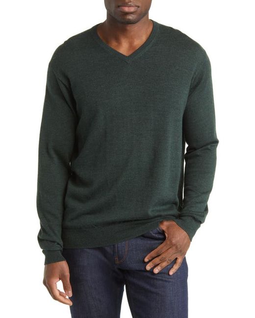 Peter Millar Autumn Crest V-Neck Merino Wool Blend Sweater in at