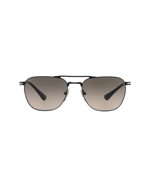 Persol 55mm Polarized Aviator Sunglasses in at