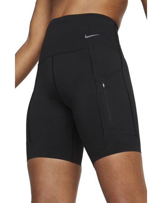 Nike Dri-FIT Firm Support High Waist Biker Shorts in at