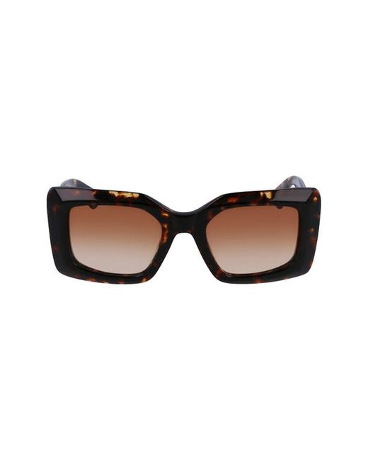 Lanvin 50mm Gradient Square Sunglasses in at