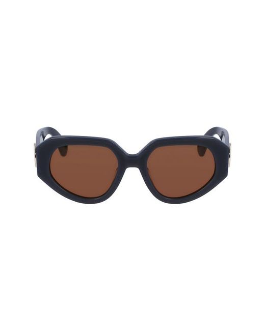 Lanvin 53mm Modified Rectangular Sunglasses in at