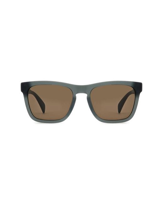 Rag & Bone 54mm Rectangular Sunglasses in Matte Grey/Brown at