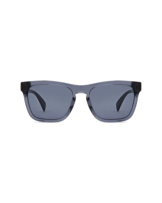 Rag & Bone 54mm Rectangular Sunglasses in Dark Grey/Grey at