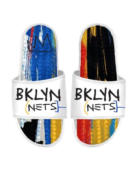 ISlide Brooklyn Nets 2022/23 City Edition Gel Slide Sandals at