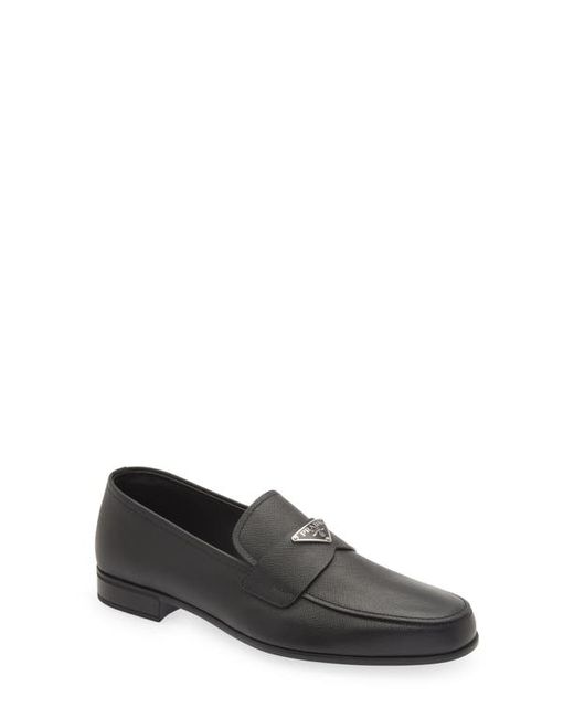 Prada Saffiano Leather Loafer in at