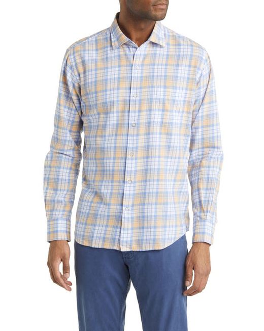 Peter Millar Macaw Plaid Button-Up Shirt in at