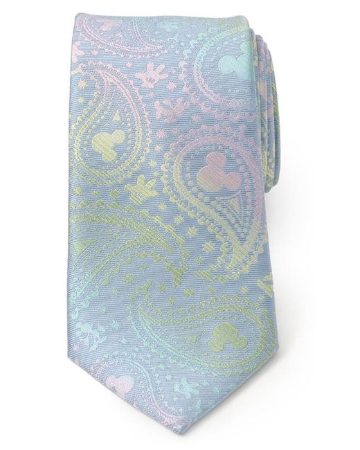 Cufflinks, Inc. Inc. x Disney Mickey Iridescent Paisley Silk Tie in at