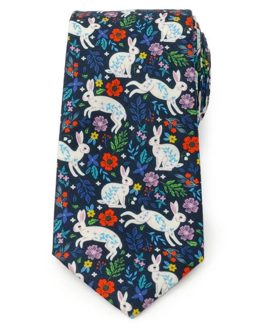 Cufflinks, Inc. Inc. Rabbit Floral Cotton Tie in at