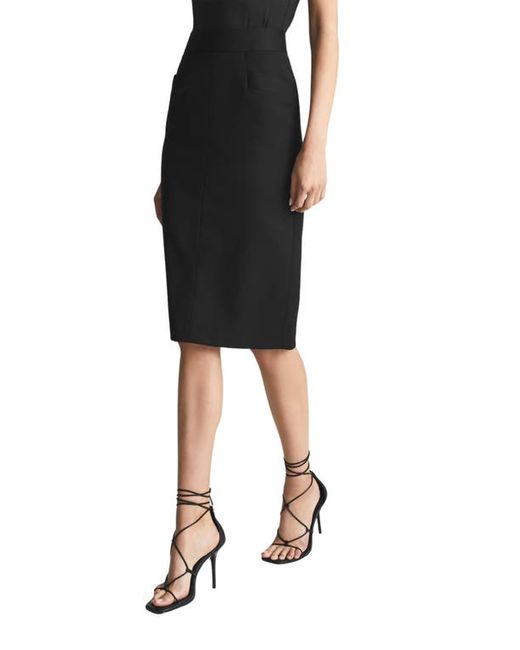 Reiss Haisley Wool Blend Pencil Skirt in at