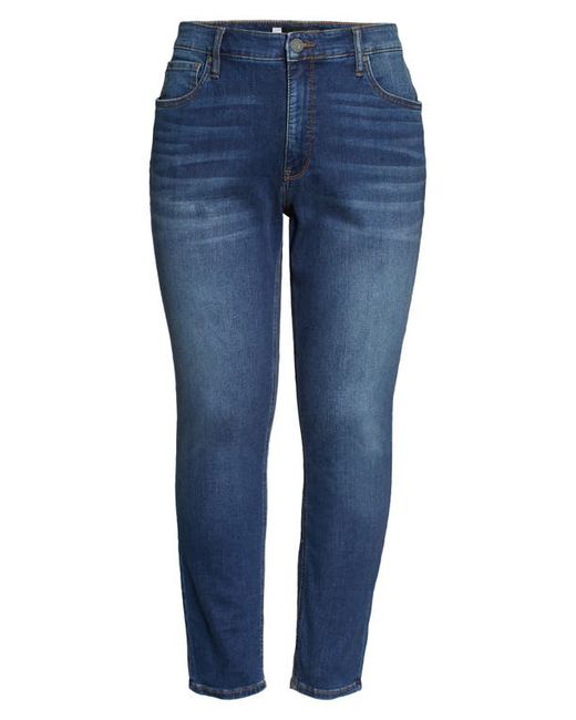 KUT from the Kloth Naomi Fab Ab High Waist Crop Straight Leg Jeans in at