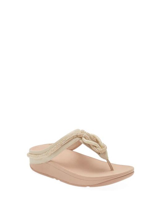 FitFlop Fino Crystal Flip Flop in at