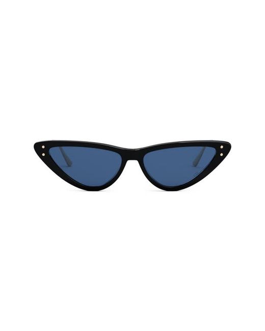 Dior MissDior 55mm Cat Eye Sunglasses in Shiny Black at