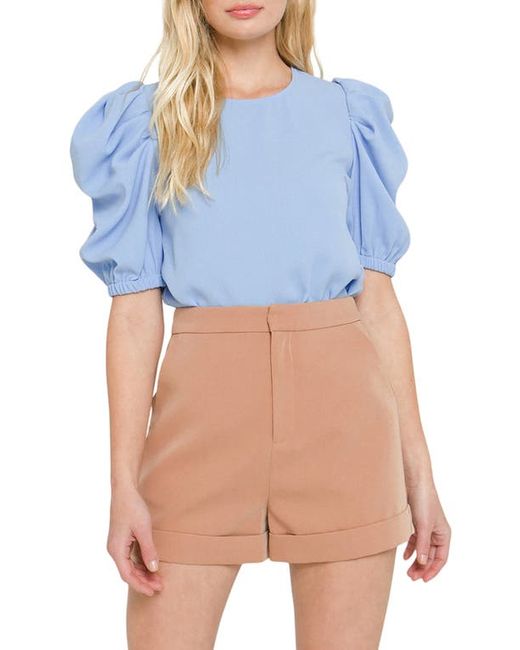 English Factory Puff Sleeve Top in at