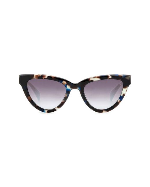 Rag & Bone 52mm Cat Eye Sunglasses in Grey Havana/Grey at