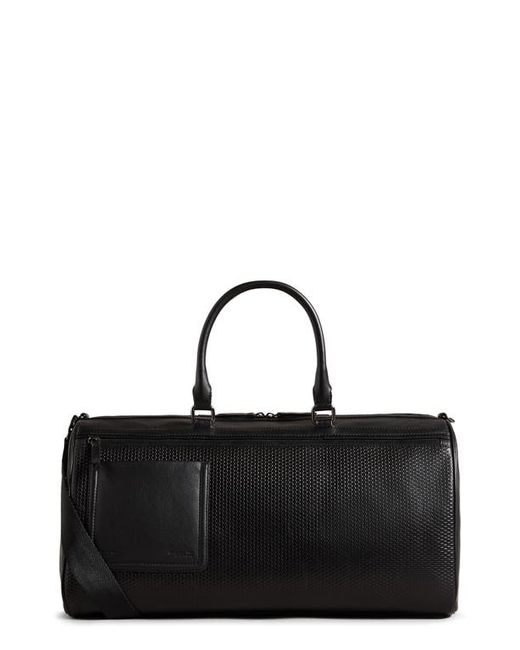 Ted Baker London Canvay Leather Duffle Bag in at