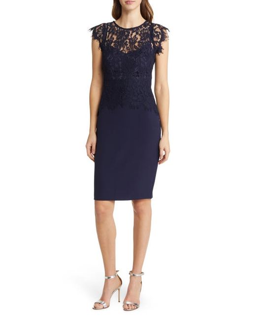 Vince Camuto Lace Peplum Dress in at