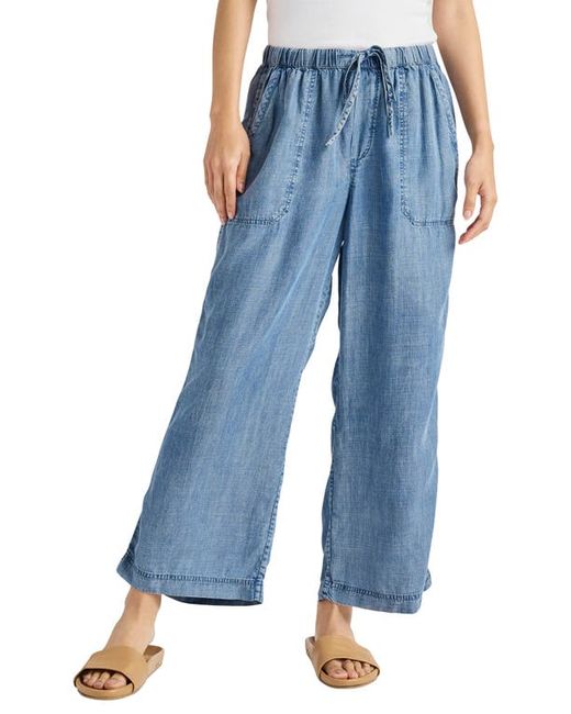 Splendid Angie Tie Waist Chambray Pants in at