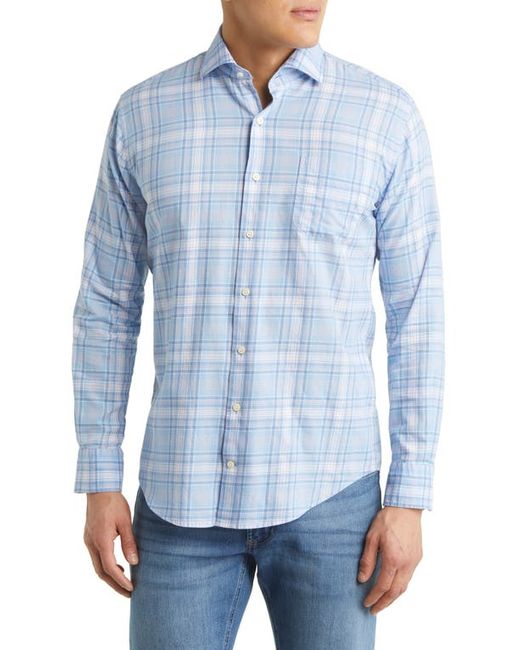 Peter Millar Pawley Summer Plaid Soft Cotton Button-Up Shirt in at