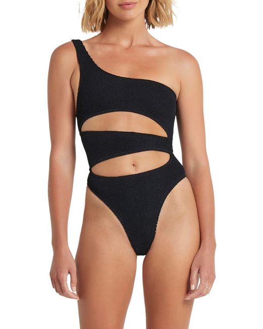 BOUND by bond-eye Rico Cutout One-Shoulder One-Piece Swimsuit in at