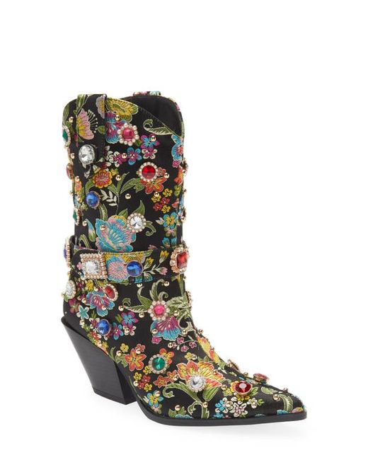 Azalea Wang Diligent Embroidered Western Boot in at