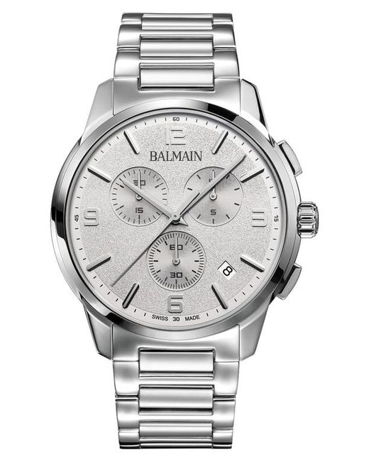 Balmain Watches Madrigal Chronograph Bracelet Watch 42mm in at