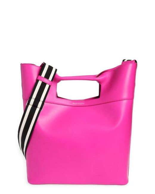 Alexander McQueen The Bow Leather Top Handle Bag in at
