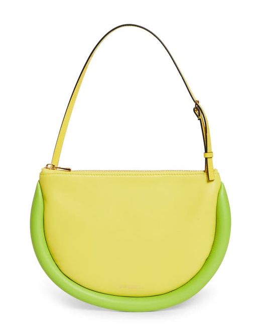 J.W.Anderson Bumper Moon Shoulder Bag in Yellow/Lime at