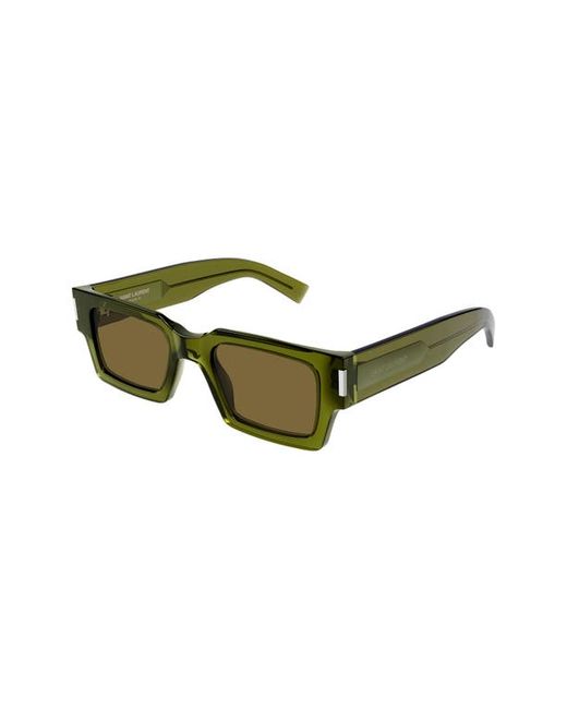 Saint Laurent 50mm Rectangular Sunglasses in at