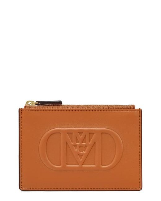 Mcm Mode Travia Leather Card Case in at