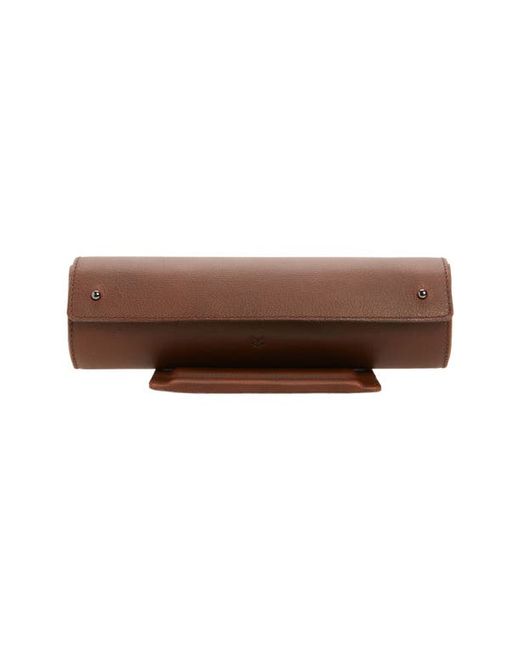 Capra Leather 4-Watch Case Stand in at