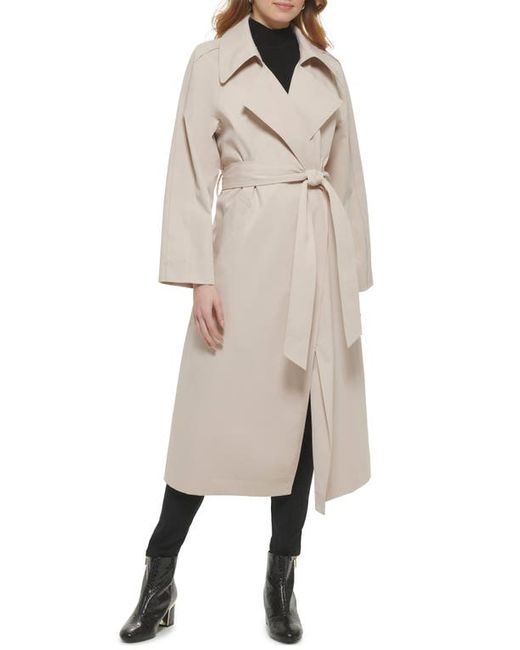 Dkny Oversize Lapel Trench Coat in at