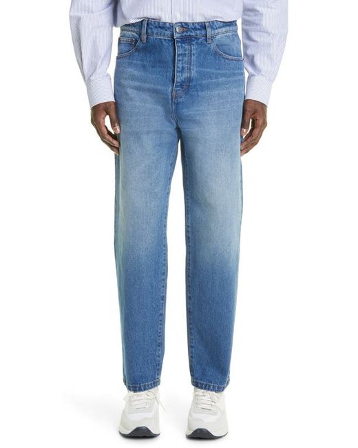 AMI Alexandre Mattiussi Tapered Leg Jeans in Used 480 at