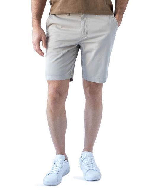 Devil-Dog Dungarees 9 Slim Straight Leg Stretch Cotton Chino Shorts in at