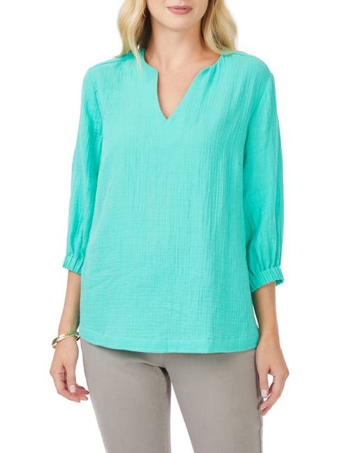 Foxcroft Evie Gauze Blouse in at