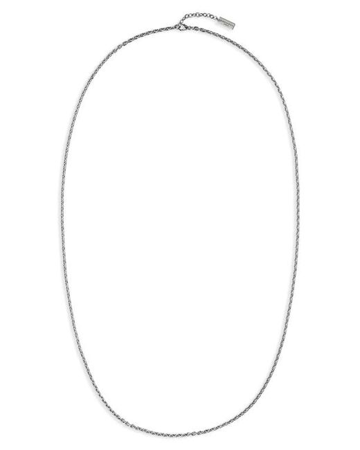Saint Laurent Oval Link Long Chain Necklace in at