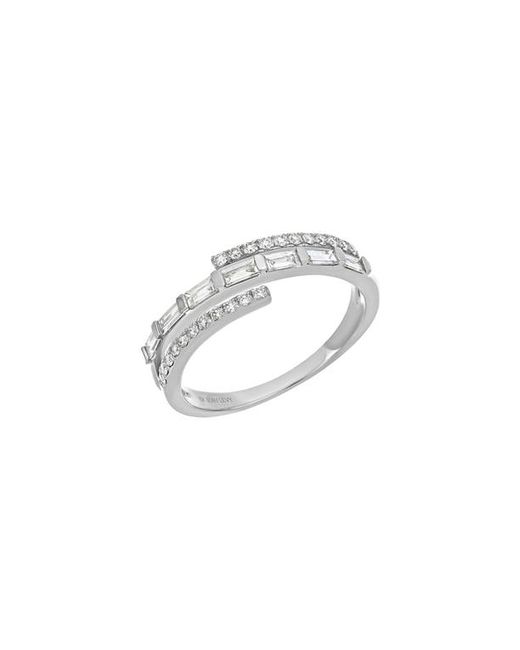 Bony Levy Prism Crossover Diamond Ring in at