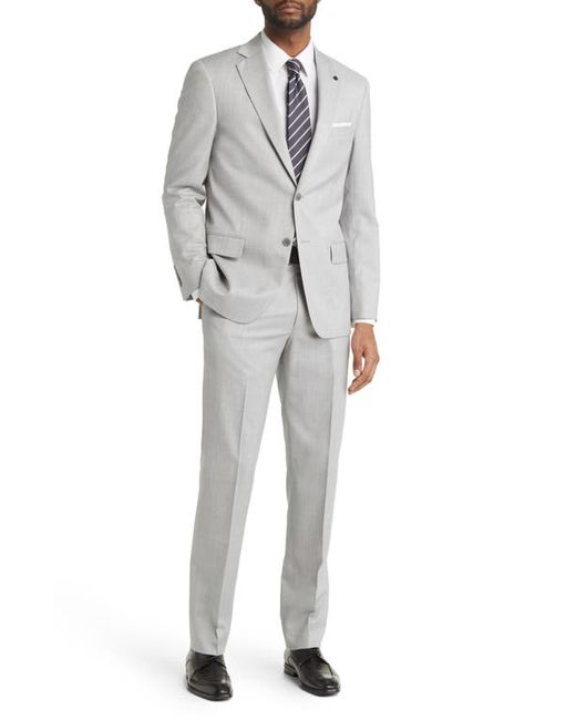 Hart Schaffner Marx New York Soft Grey Wool Suit in at