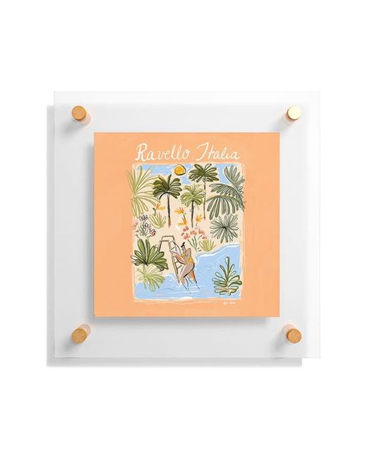 DENY Designs Ravello Italy Floating Art Print in at