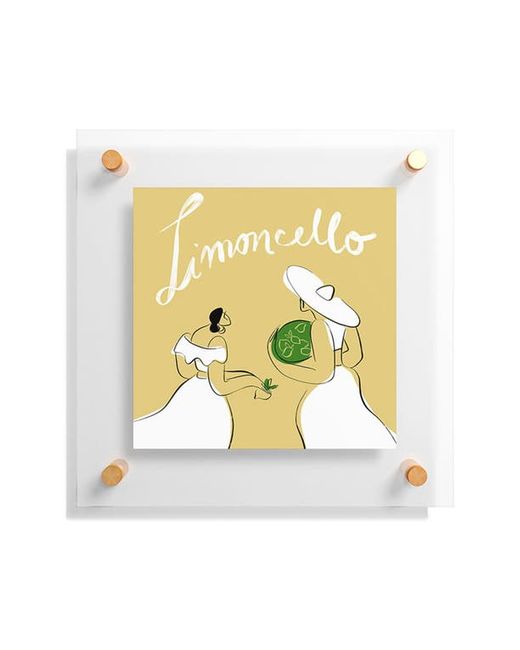 DENY Designs Limoncello Floating Art Print in at