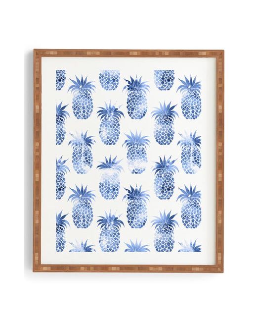 DENY Designs Pineapples Framed Wall Art at