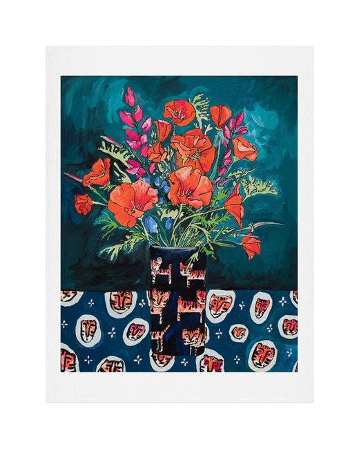 DENY Designs California Bouquet Art Print in at