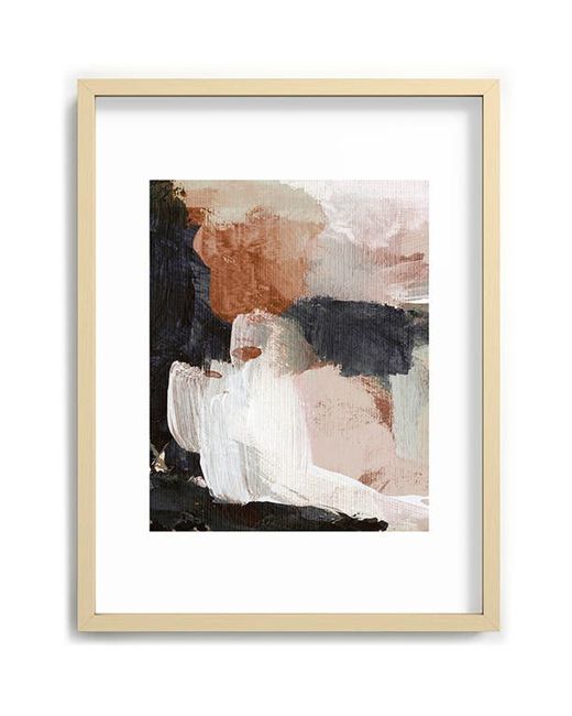 DENY Designs Earthly Abstract Framed Art Print in at
