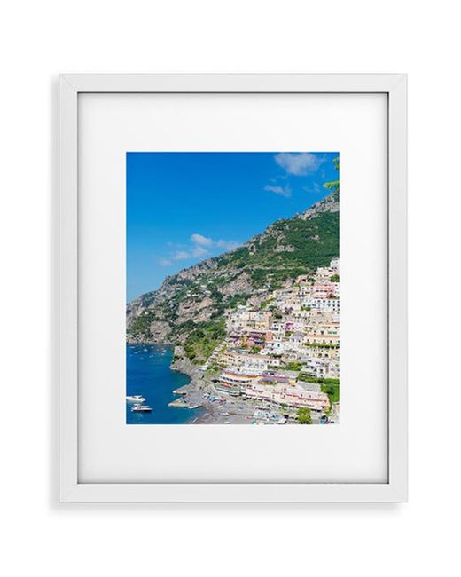 DENY Designs Amalfi Framed Art Print in at