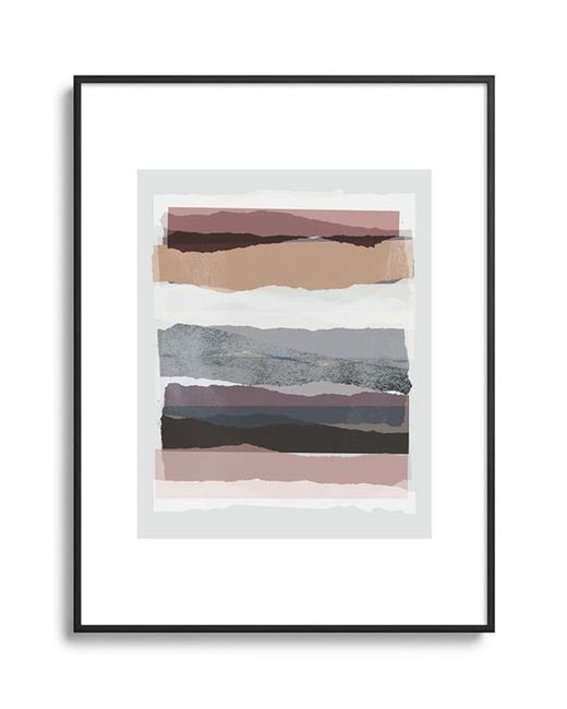 DENY Designs Pieces 16 Framed Art Print in at