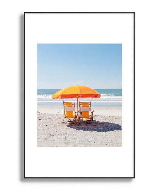DENY Designs Folly Beach II Framed Art Print in at