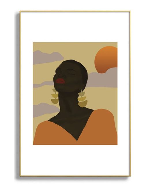 DENY Designs Head in Space Framed Art Print at