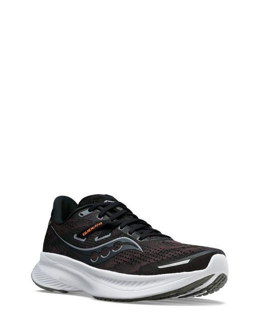 Saucony Guide 16 Running Shoe in Black at