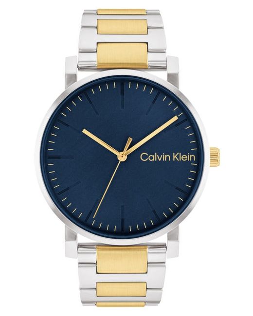 Calvin Klein Two-Tone Bracelet Watch 43mm in at