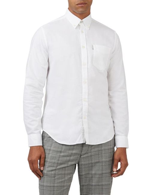 Ben Sherman Organic Cotton Button-Down Oxford Shirt in at
