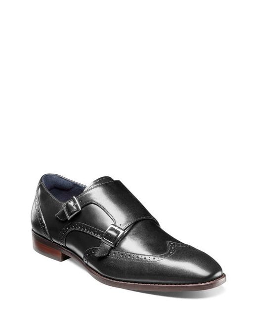 Stacy Adams Karson Wingtip Double Monk Strap Shoe in at